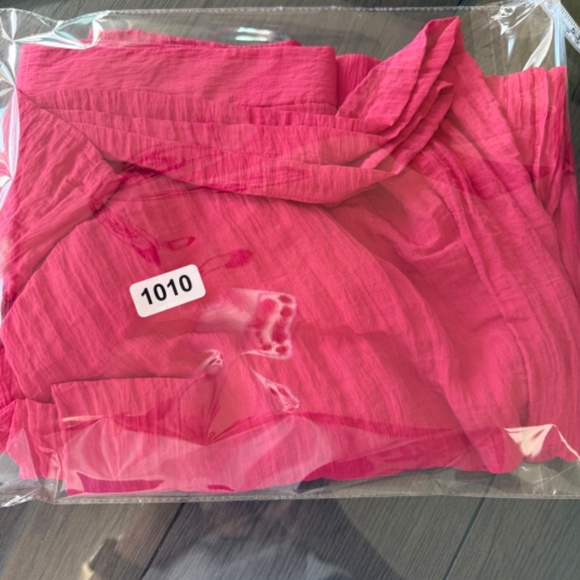 New! Zara creased effect wrap trousers Wide Leg Pants nwt 31010 - Picture 15 of 15